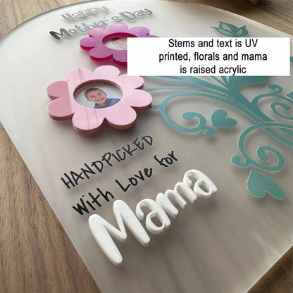 Acrylic flower frame raised acrylic Mother’s Day gift for mom in Pakistan