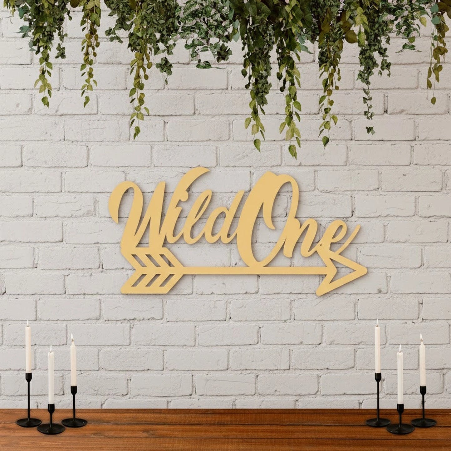 custom acrylic birthday backdrop sign wild one for birthday celebration