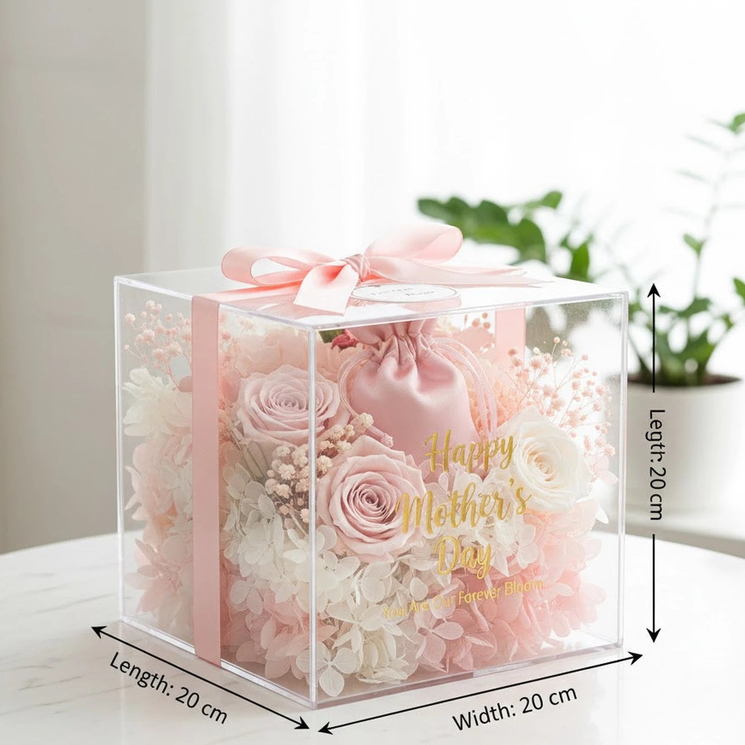 Mother’s Day acrylic box gift – perfect present for ammi from kids