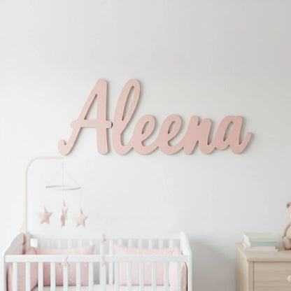 Personalized name cutout wall décor for kids room Pakistan