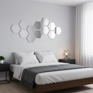 acrylic-hexagon-wall-decor