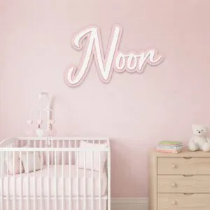 Personalized Script Name Sign for Kids Room