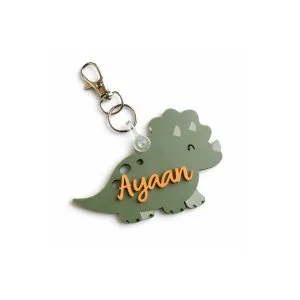 Personalized Dinosaur Name Tag for Kids