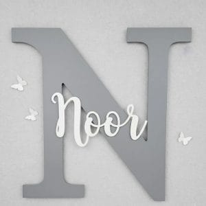 Custom Alphabet Name Sign for Kids Room | Personalized Nursery Wall Decor Pakistan