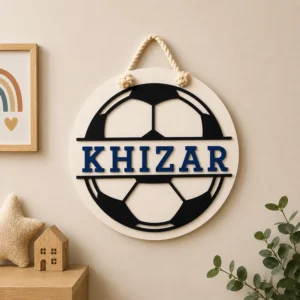 Personalized Soccer Ball Name Sign