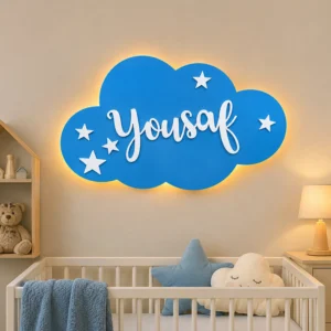 Personalized Cloud LED Name Light